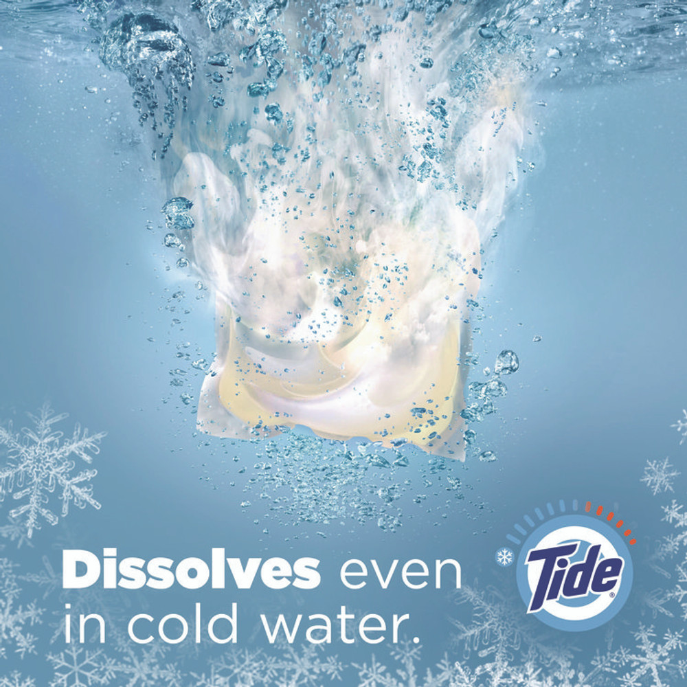 PROCTER & GAMBLE Tide® 91798EA Pods, Unscented, 81 Pods/Tub