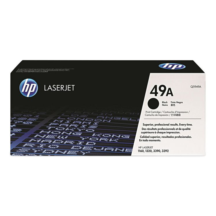 HP INC Q5949A HP 49A, (Q5949A) Black Original LaserJet Toner Cartridge
