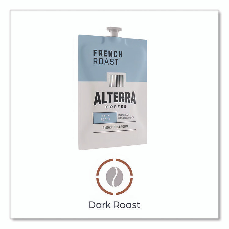 MARS, INC. ALTERRA® MDRA184 Coffee Freshpack Pods, French Roast, Dark Roast, 0.32 oz, 100/Carton