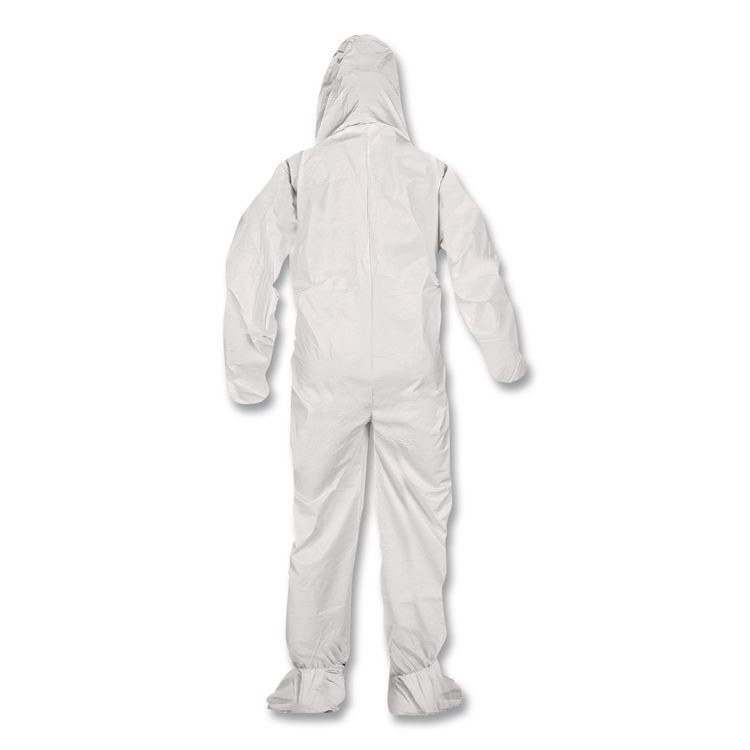 ANSELL LIMITED 44332 KleenGuard A40 Coveralls, Medium, White, 25/Carton