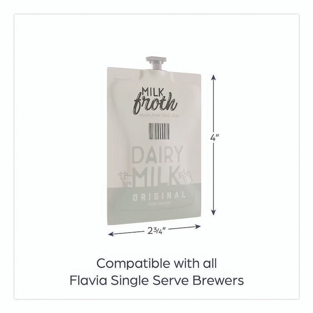 MARS, INC. ALTERRA® MDR12475 FLAVIA Real Milk Froth Freshpacks, 0.46 oz Packet, 72/Carton