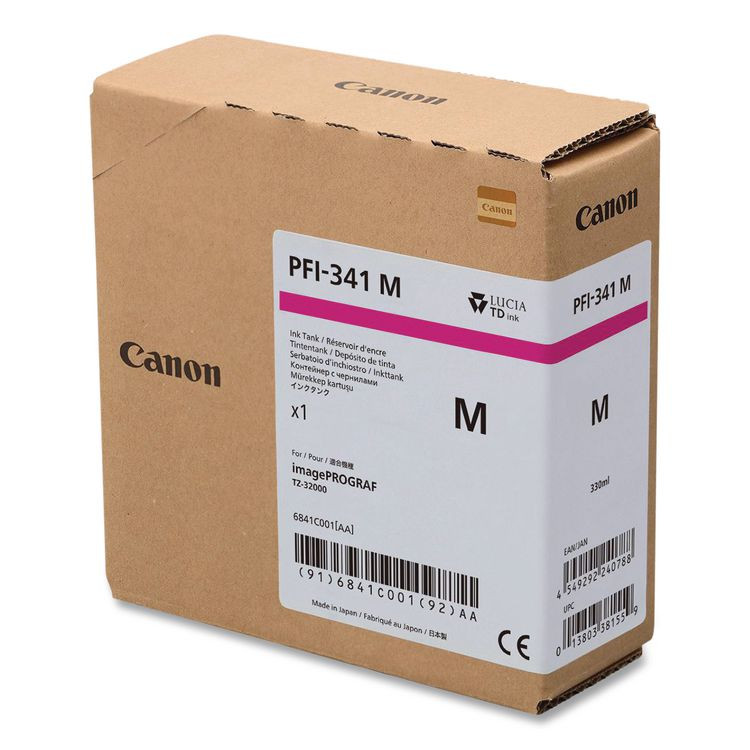 INNOVERA Canon® 6841C001 6841C001 (PFI-341) Lucia TD Ink, 330 mL, Magenta
