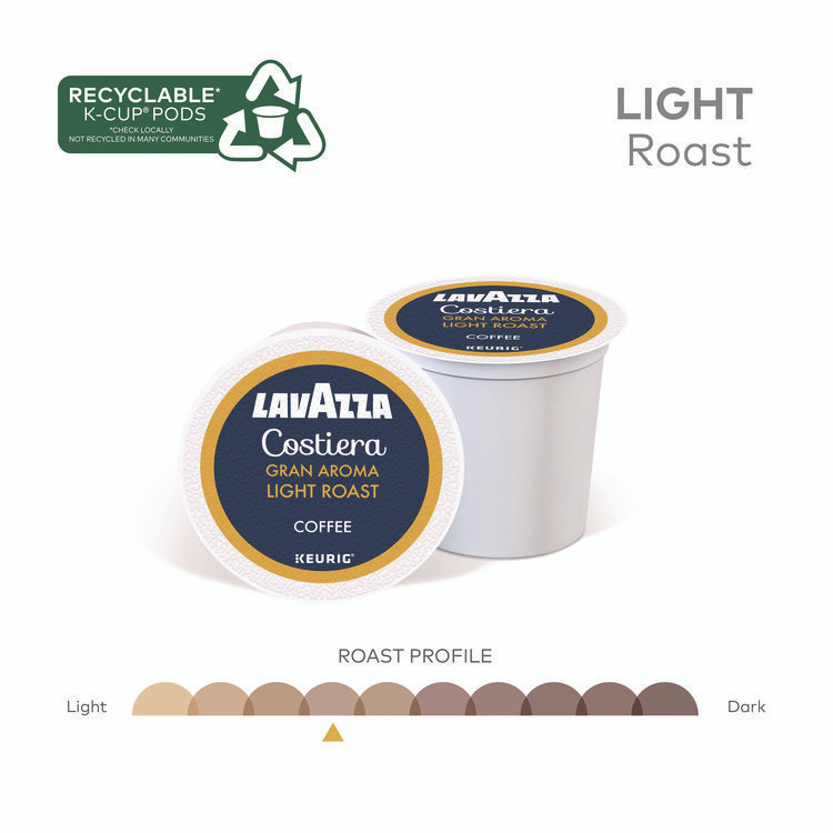 LAVAZZA 6002 Gran Aroma Coffee K-Cups, 22/Box