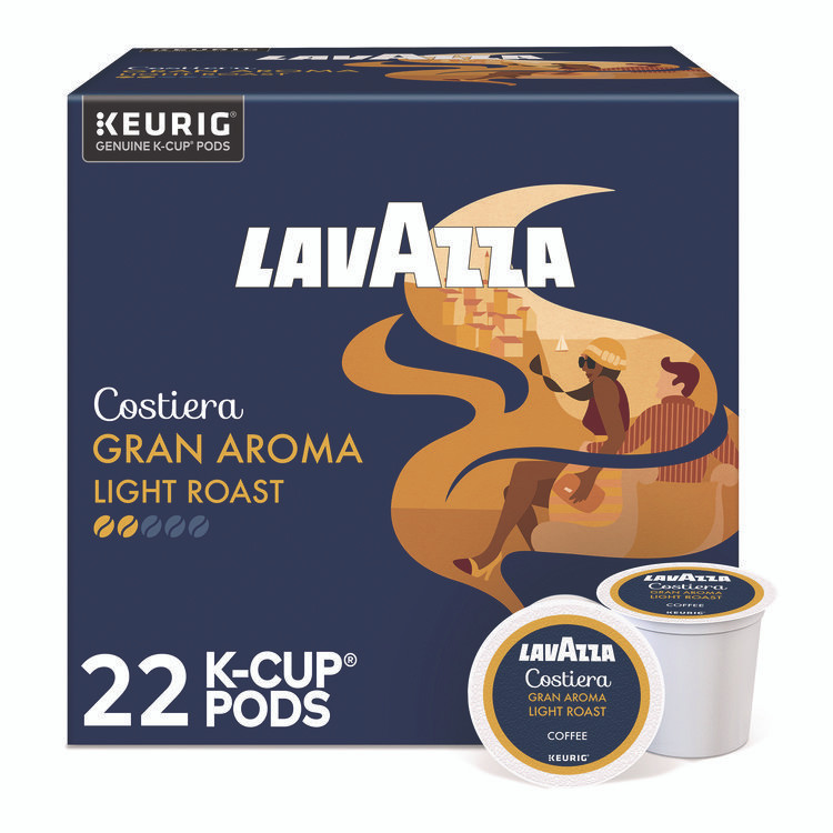 LAVAZZA 6002 Gran Aroma Coffee K-Cups, 22/Box