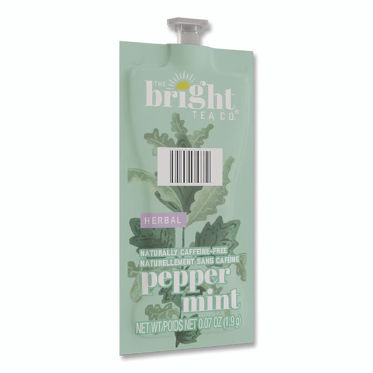 MARS, INC. The Bright Tea Co. MDRB505 Tea Freshpack Pods, Peppermint Herbal, 0.07 oz, 100/Carton