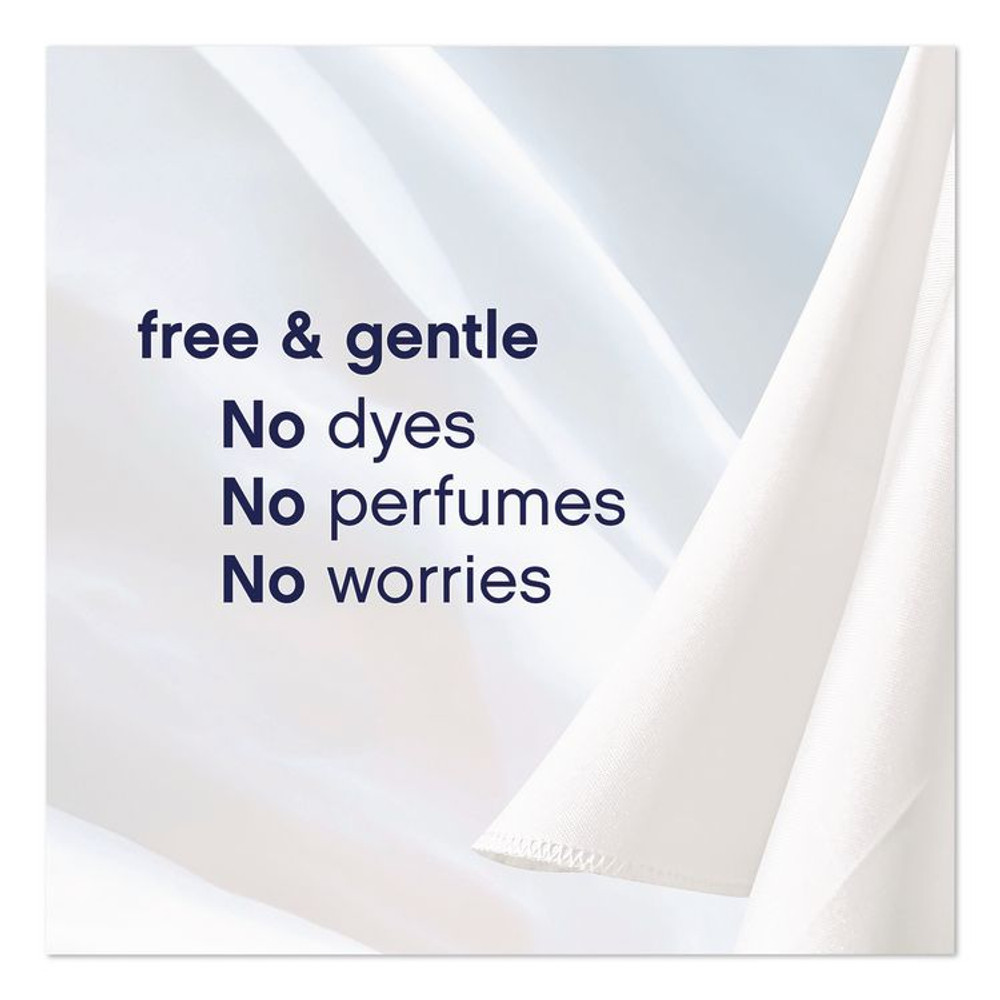 PROCTER & GAMBLE Downy® 18262 Free and Gentle Liquid Fabric Softener, Unscented, 111 oz Bottle