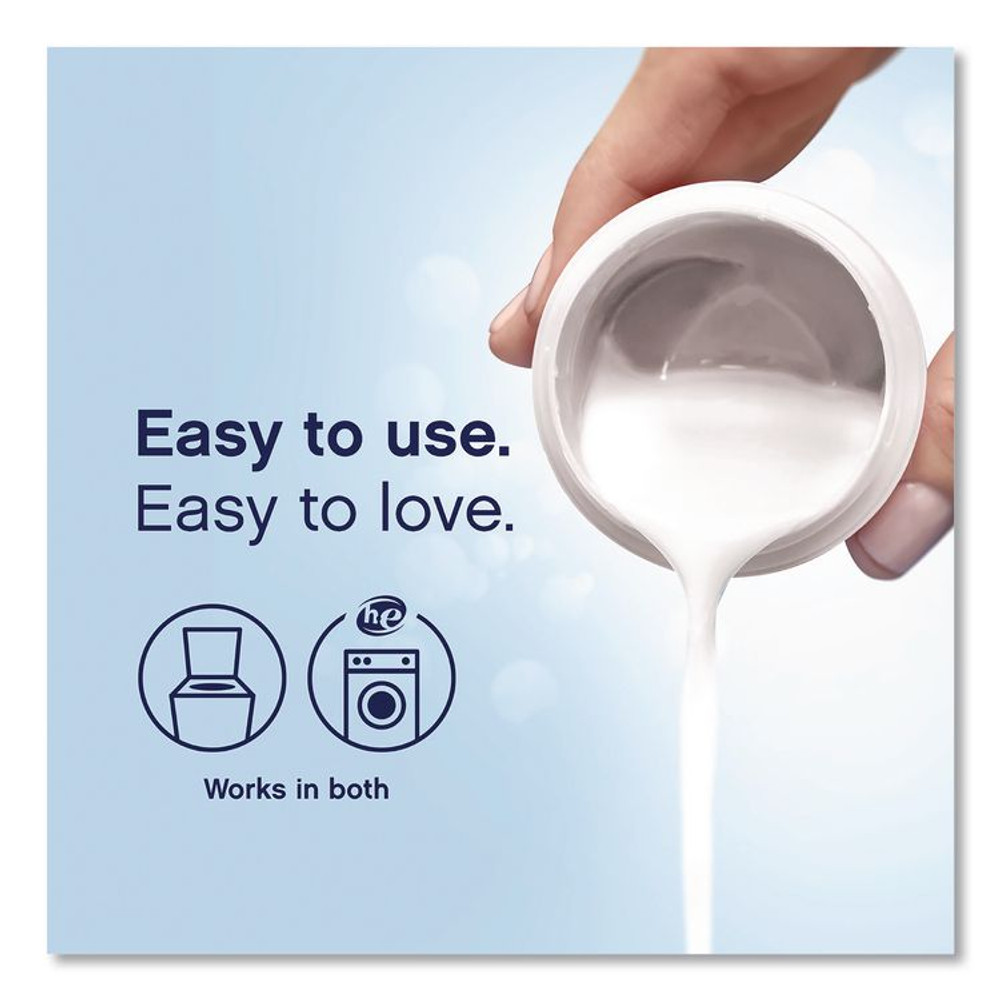 PROCTER & GAMBLE Downy® 18262 Free and Gentle Liquid Fabric Softener, Unscented, 111 oz Bottle