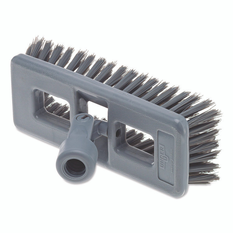 UNGER SB20GEA SmartColor Swivel Brush, 8" Wide, PET Bristles
