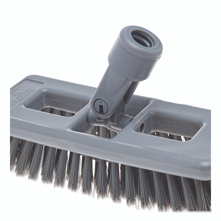 UNGER SB20GEA SmartColor Swivel Brush, 8" Wide, PET Bristles
