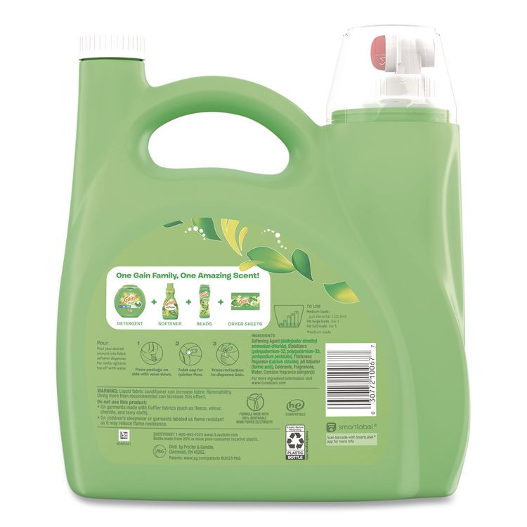 PROCTER & GAMBLE Gain® 10067 Fabric Softener, Original Scent, 140 oz Bottle