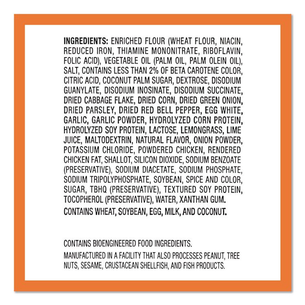 NISSIN FOODS 22002656 Hot and Spicy Chicken Soup Bowl, Chicken, 3.32 oz Bowl, 12/Carton