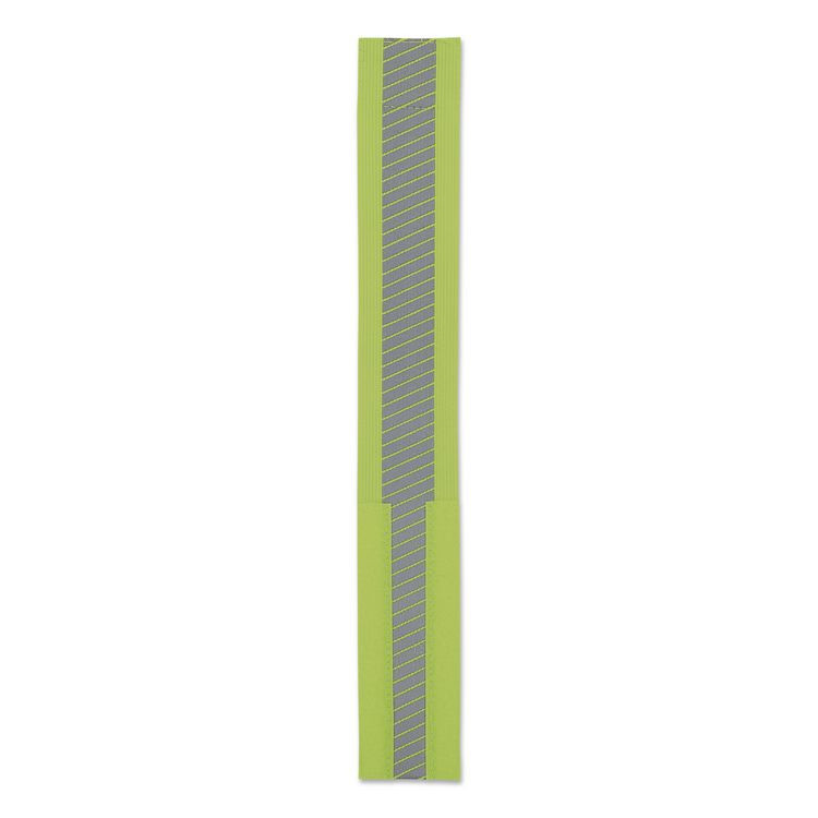 TENACIOUS HOLDINGS, INC. ergodyne® 29018 GloWear 8100 Hi-Vis Arm/Leg Band with Hook and Loop, Large/X-Large, Lime, 2/Pack