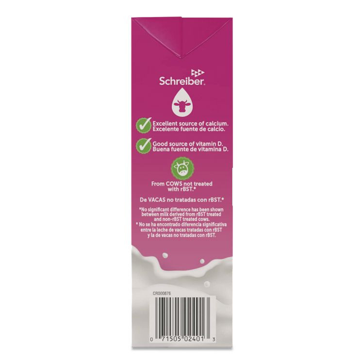 AGROPUR DAIRY COOPERATIVE Natrel® PAU93047 Skim Milk, 32 oz Carton, 12/Carton