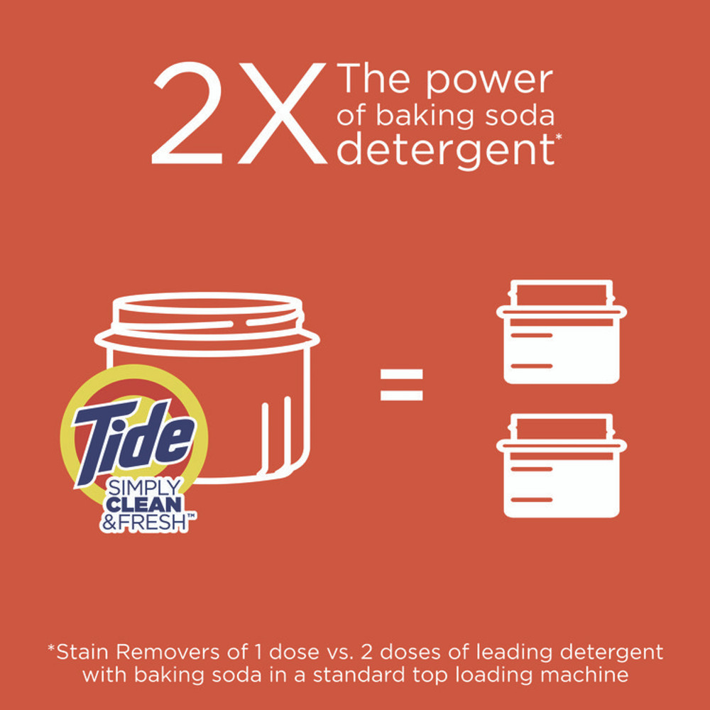 PROCTER & GAMBLE Tide® 8913044800 Simply Clean and Fresh Laundry Detergent, Daybreak Fresh, 128 oz Bottle