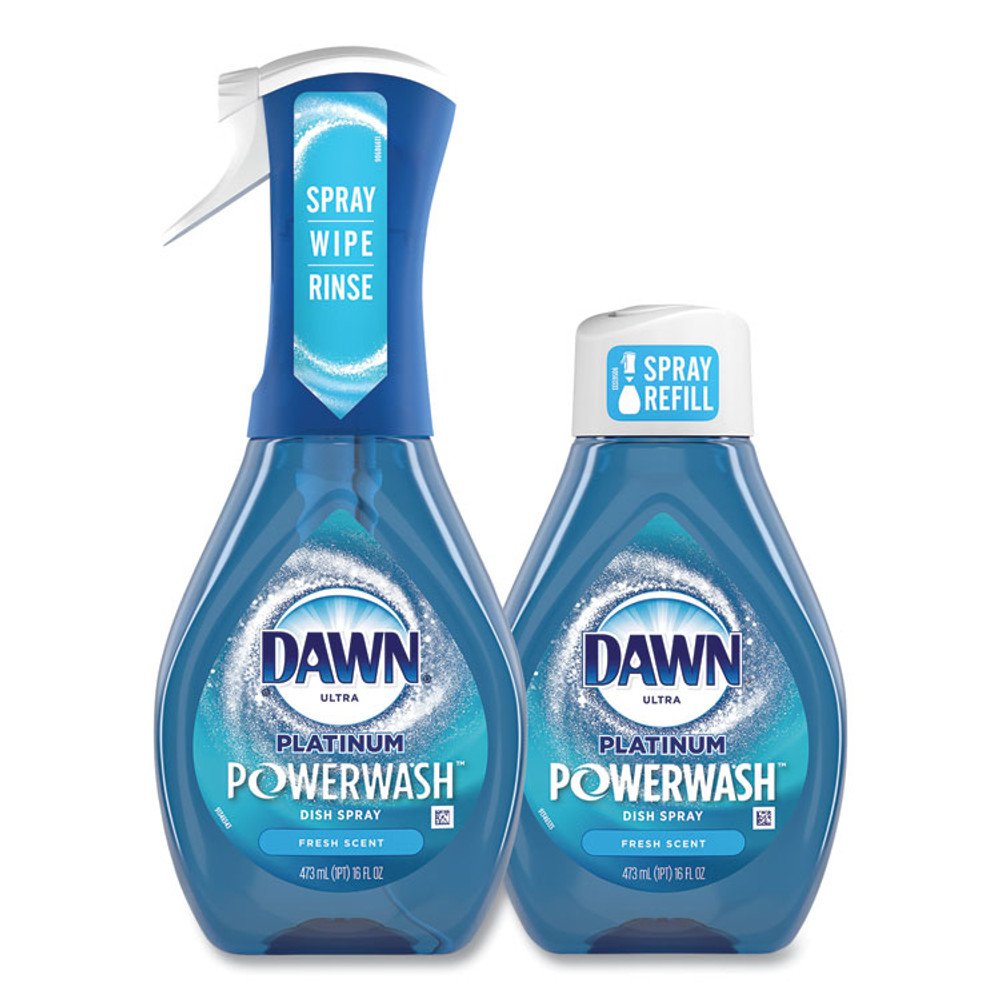 PROCTER & GAMBLE Dawn® 31836PK Platinum Powerwash Dish Spray, Fresh, 16 oz Spray Bottle, 2/Pack