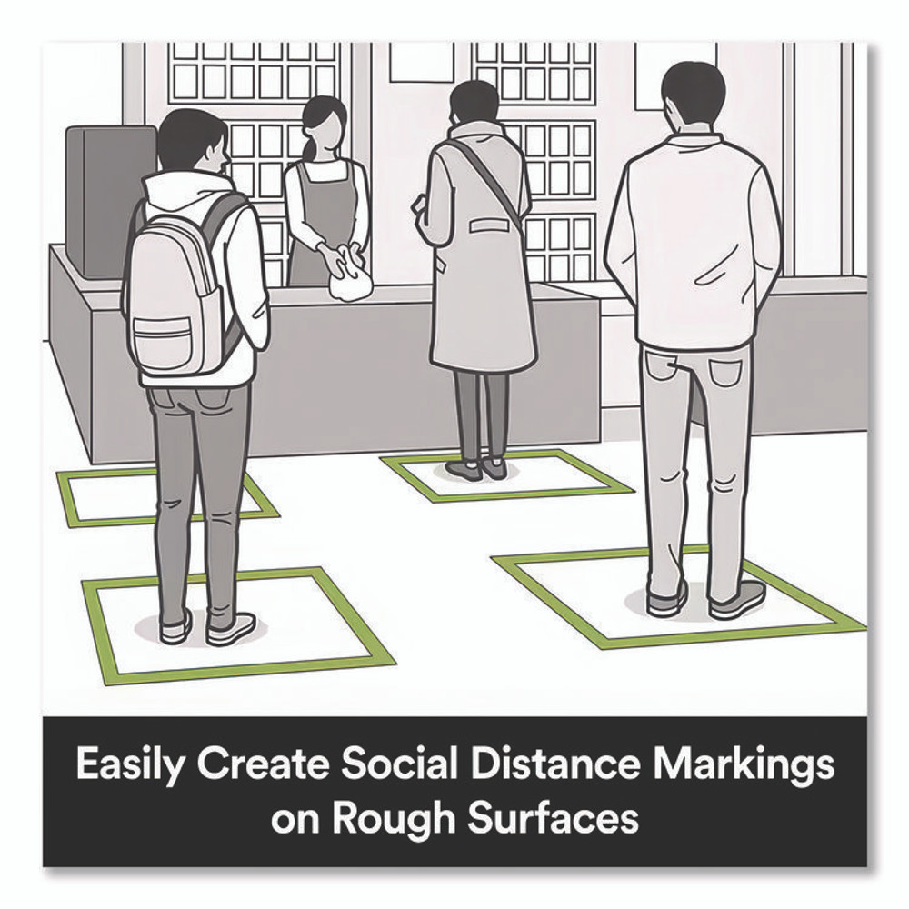 3M/COMMERCIAL TAPE DIV. Scotch® 206036AP Rough Surface Extra Strength Painter's Tape, 3" Core, 1.41" x 60.1 yds, Green