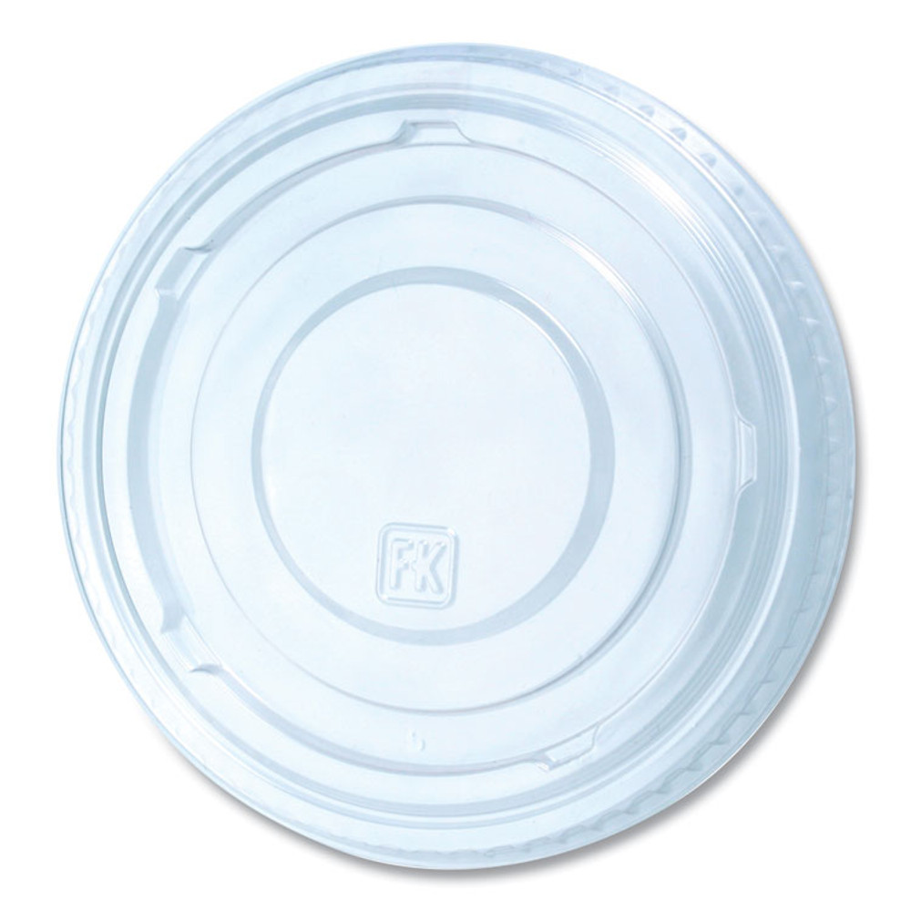 FABRI-KAL LKC1624F Greenware Cold Drink Lids, Fits 16 oz to 24 oz Cold Cups, Plastic, Clear, 1,000/Carton