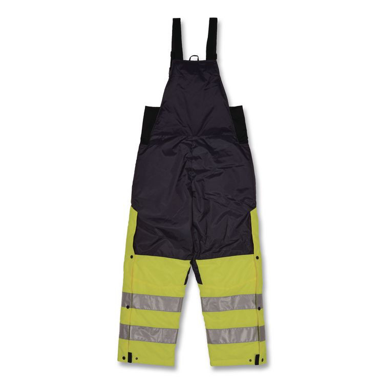 TENACIOUS HOLDINGS, INC. ergodyne® 41281 N-Ferno 6479 Hi-Vis Freezer Bib Overalls, X-Small, Lime