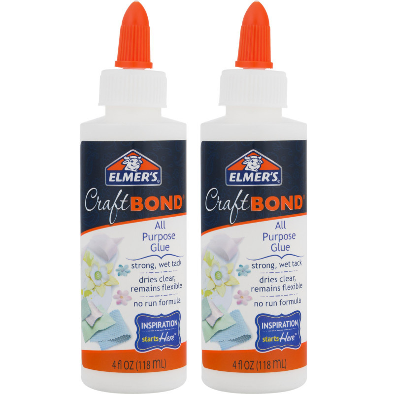 NEWELL BRANDS DISTRIBUTION LLC Elmer's® Craft Bond All Purpose Craft Glue, 4oz., Pack of 2