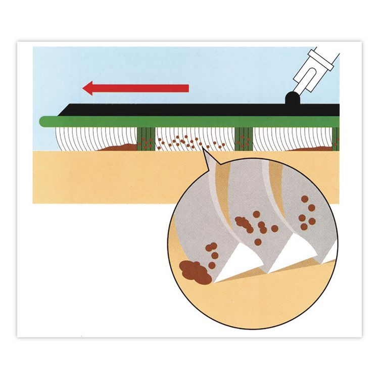 3M/COMMERCIAL TAPE DIV. 55594 Microfiber Flat Mop, 18", White/Stripes, Microfiber Pad, 100/Carton