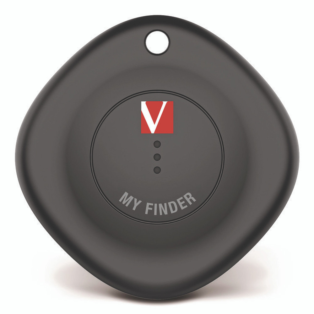 VERBATIM CORPORATION 32132 My Finder Bluetooth Tracker for Apple iOS, Black/Purple/White, 3/Pack