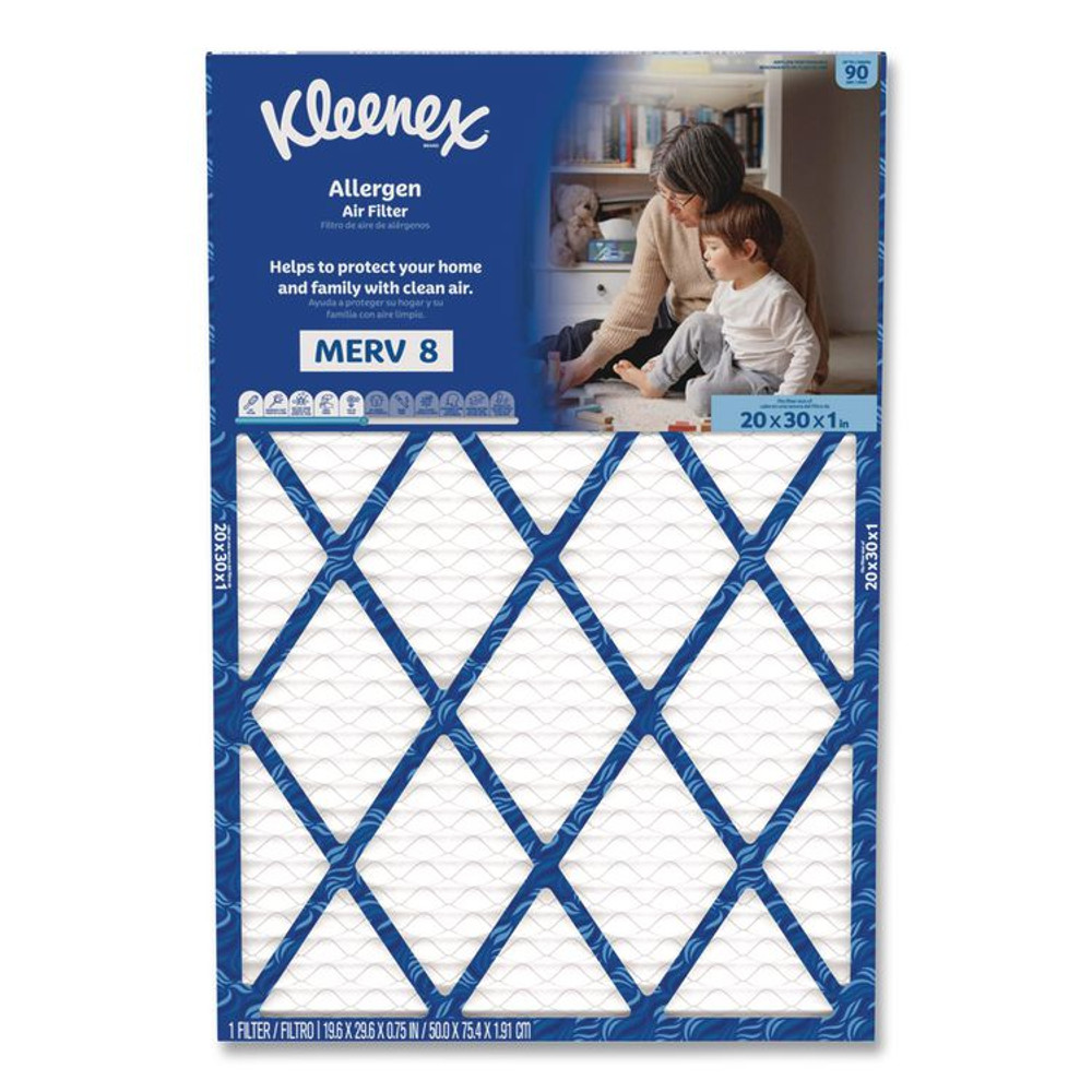 KIMBERLY-CLARK PROFESSIONAL Kleenex® 56037 Allergen Air Filter MERV 8, 20 x 30, 6/Carton