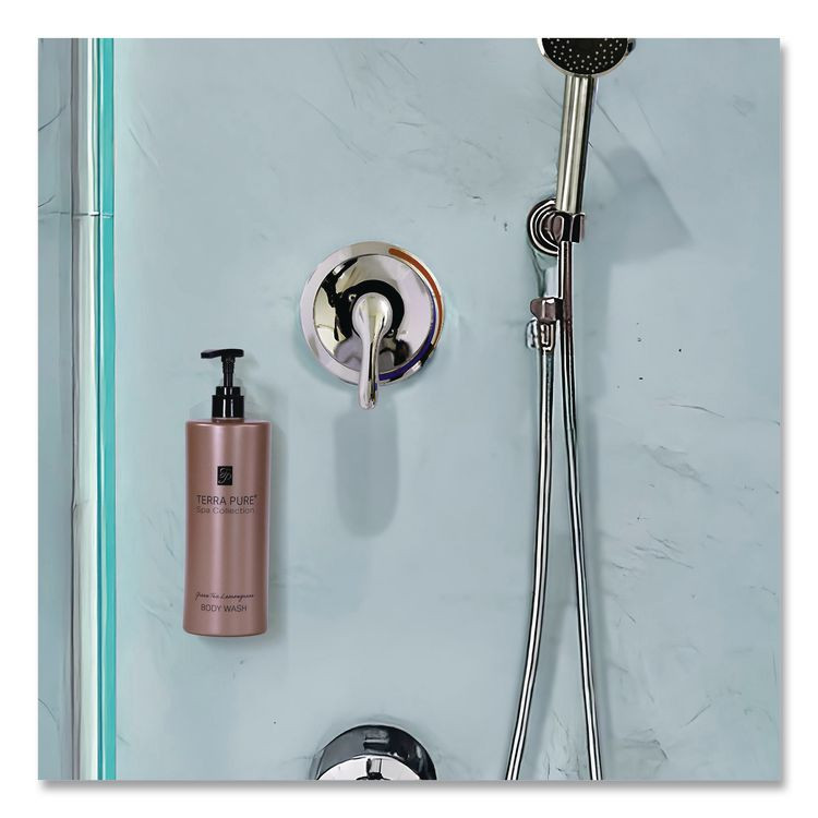 DIVERSIFIED HOSPITALITY SOLUTIONS, LTD. 458968EA Terra Pure Body Wash Air Pump, Green Tea Lemongrass Scent, 16.23 oz Bottle