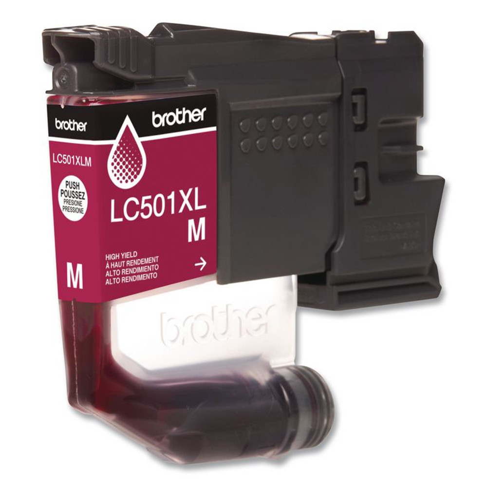 BROTHER INTL. CORP. LC501XLMS LC501XLMS High-Yield Ink, 500 Page-Yield, Magenta