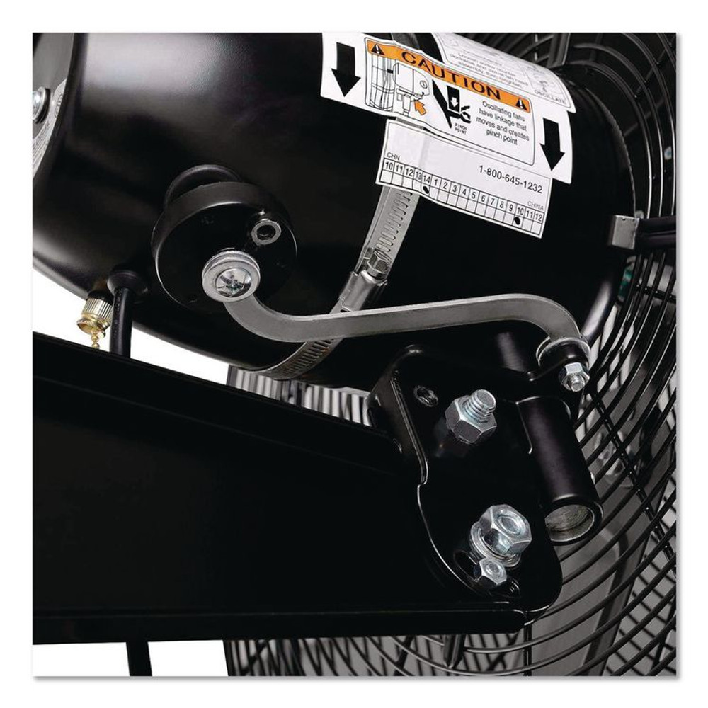 GLOBAL INDUSTRIAL 292450 2-Speed Oscillating Outdoor Rated Wall Mount Fan, 24"