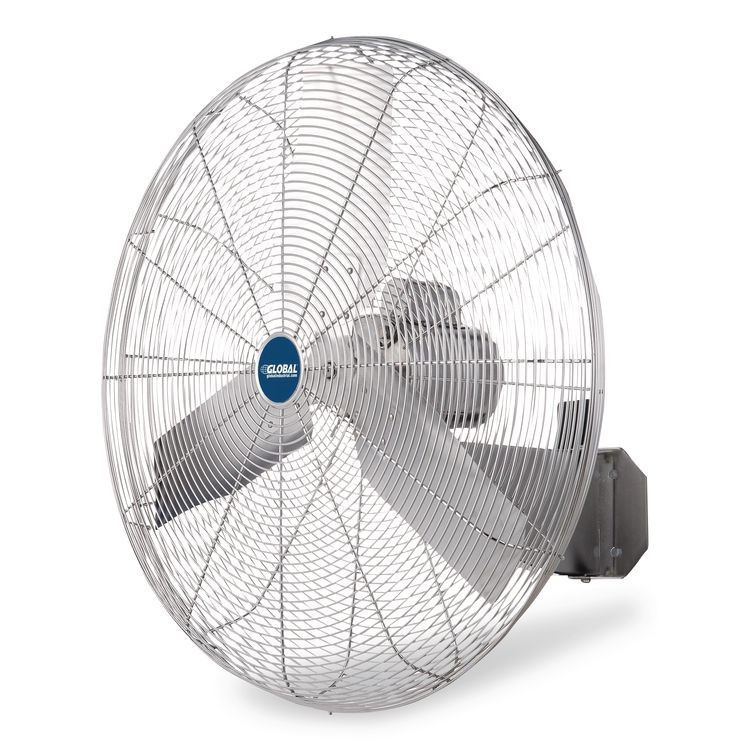 GLOBAL INDUSTRIAL 293019 Washdown Wall Mount Fan, 1 Speed, 30"