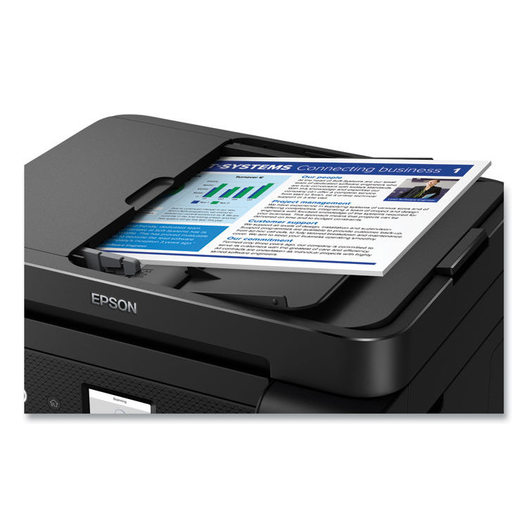 EPSON AMERICA, INC. C11CJ60201 EcoTank ET-4850 Wireless All-in-One Supertank Printer, Copy/Fax/Print/Scan