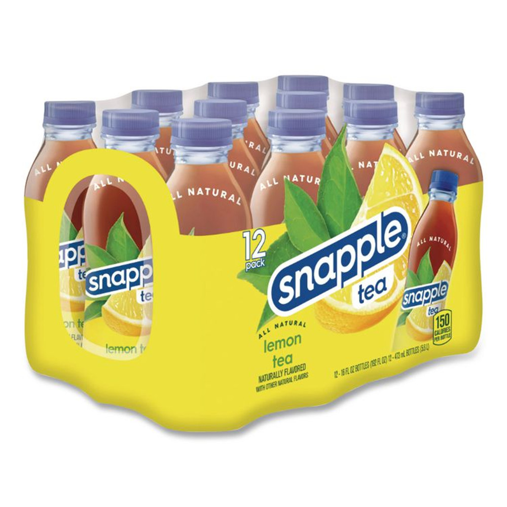 DR PEPPER SNAPPLE GROUP, INC. CAD00786 Flavored Tea, Lemon, 16 oz Bottle, 24/Carton