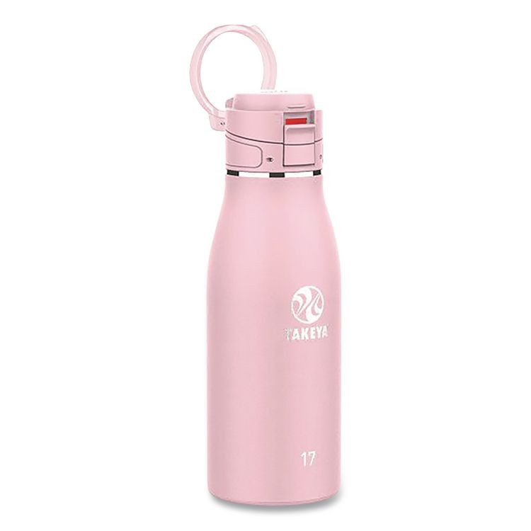 TAKEYA USA CORPORATION 52207 Traveler Stainless Steel Vacuum Insulated Travel Mug, 17 oz, Blush