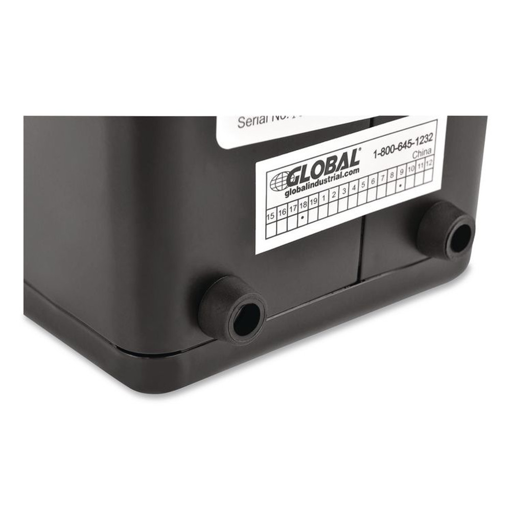 GLOBAL INDUSTRIAL 246099 Portable Heater, 1,500 W, 5.31 x 7.12 x 4.93, Black