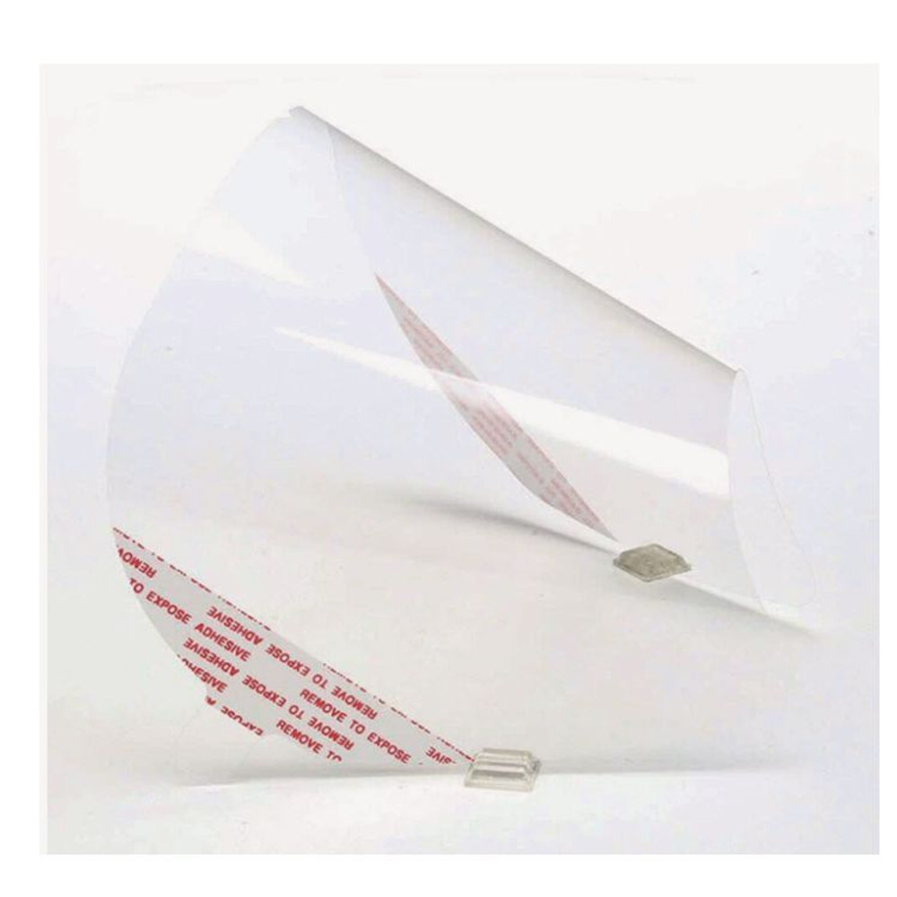 3M/COMMERCIAL TAPE DIV. 07142 Faceshield Cover, Clear, 100/Carton