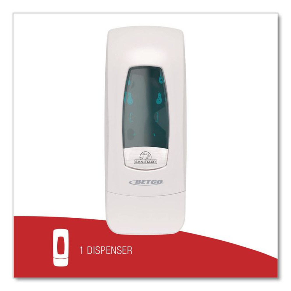 BETCO CORPORATION 9302400 Clario C3 Manual Lotion Dispenser, 5.08 x 4 x 12.1, White, 6/Carton