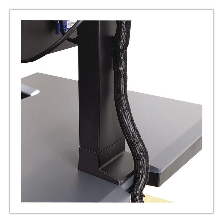 ERGOTRON INC WorkFit™ by 33397085 WorkFit-T Adjustable Standing Desk Converter, 35" x 23.3" x 5" to 20", Gray/Black
