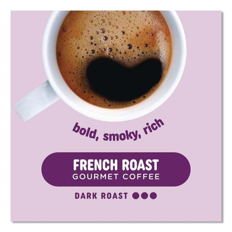 PICK ME UP PROVISIONS BHS90366 French Roast Coffee Fraction Pack, 2.2 oz, 42/Carton
