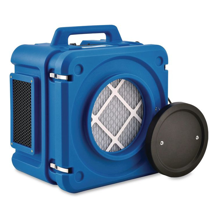 GLOBAL INDUSTRIAL 292938 Commercial Air Scrubber and Negative Air Machine with HEPA Filter, 3 Stage, 500 CFM, 115 V