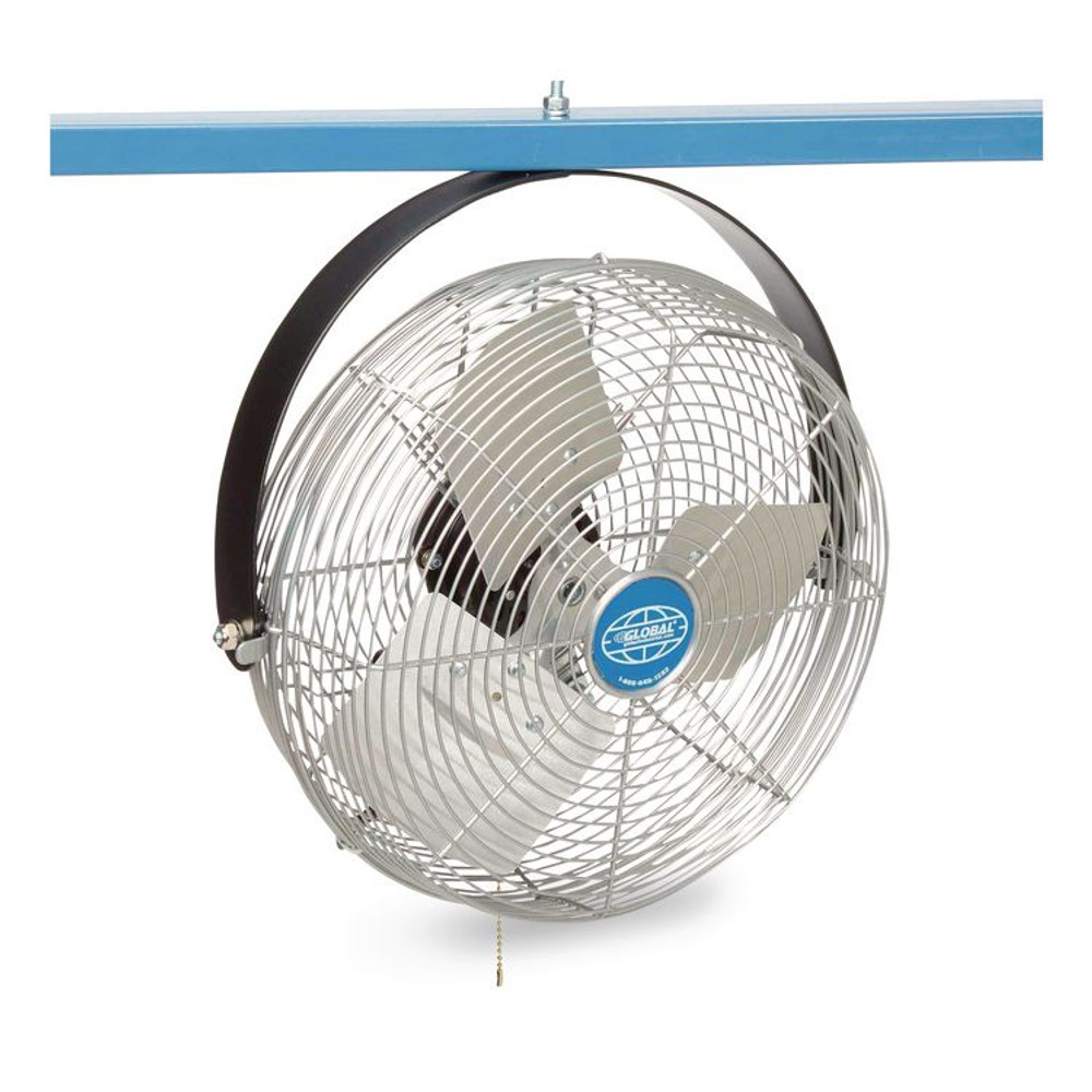 GLOBAL INDUSTRIAL 294492 12" Industrial Workstation Fan, 1,855 CFM, 15 hp