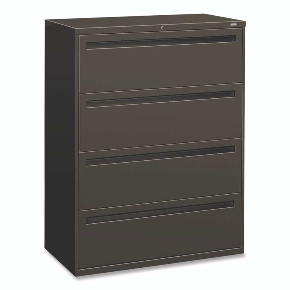 HON COMPANY HON794LS Brigade 700 Series Lateral File, 4 Legal/Letter-Size File Drawers, Charcoal, 42 x 18 x 52.5