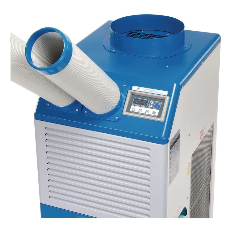 GLOBAL INDUSTRIAL 292660 Portable Air Conditioner with Cold Air Nozzles, 1.1 Ton, 13,200 BTU, 115 V