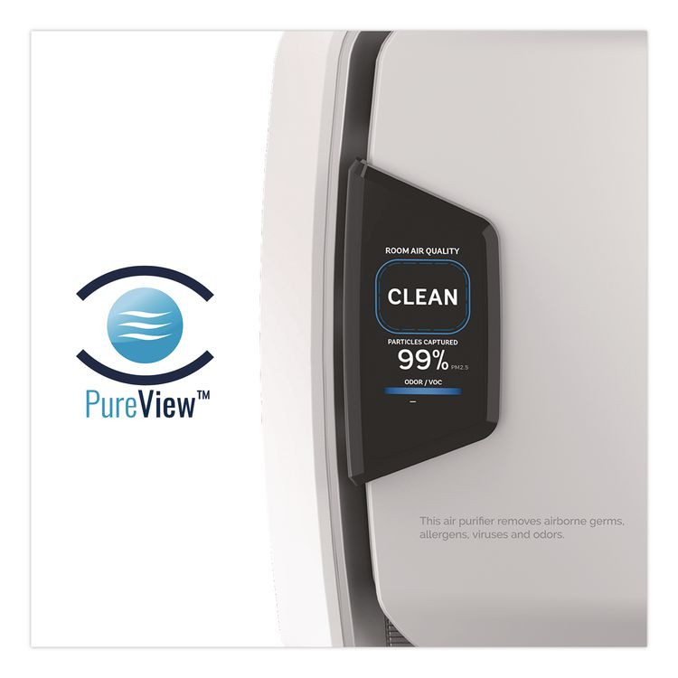 FELLOWES MFG. CO. 9573001 AeraMax Pro AM3 PC H13 True HEPA Hardwired Wall-Mount Air Purifier, 550 sq ft Room Capacity, Stainless Steel