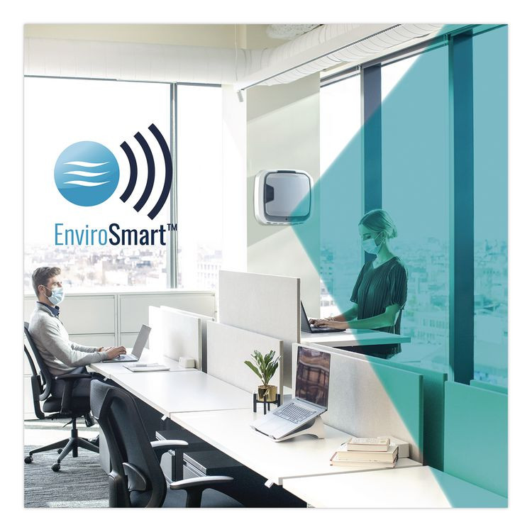 FELLOWES MFG. CO. 9573001 AeraMax Pro AM3 PC H13 True HEPA Hardwired Wall-Mount Air Purifier, 550 sq ft Room Capacity, Stainless Steel