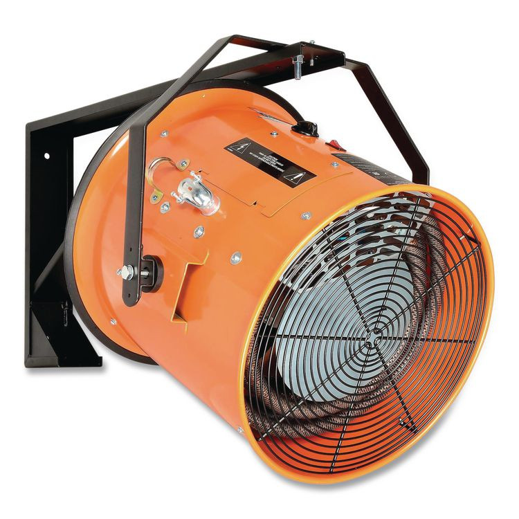 GLOBAL INDUSTRIAL 653569 Electric Salamander Heater with Adjustable Thermostat, 480 V, 15,000 W, 23.03 x 20 x 24.68, Orange