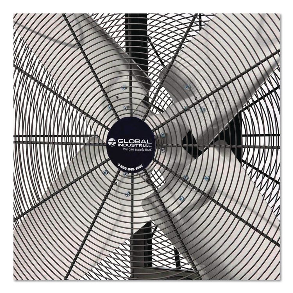 GLOBAL INDUSTRIAL 600555 48" Portable Drum Blower Fan, Black
