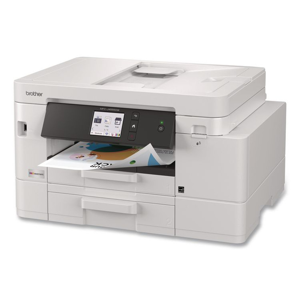 BROTHER INTL. CORP. MFCJ4555DW MFCJ4555DW INKvestment 4555 Wireless Color Inkjet All-in-One Printer, Copy/Fax/Print/Scan