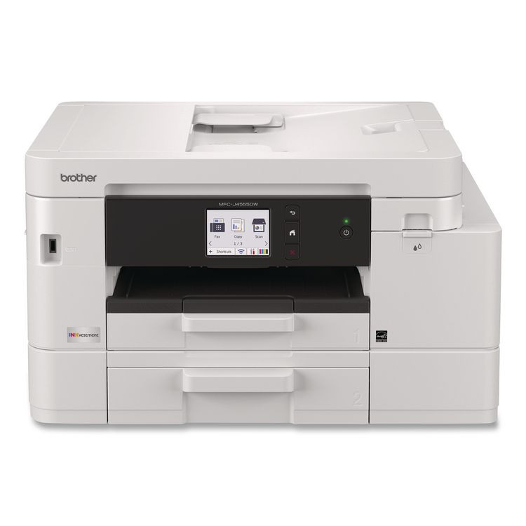 BROTHER INTL. CORP. MFCJ4555DW MFCJ4555DW INKvestment 4555 Wireless Color Inkjet All-in-One Printer, Copy/Fax/Print/Scan