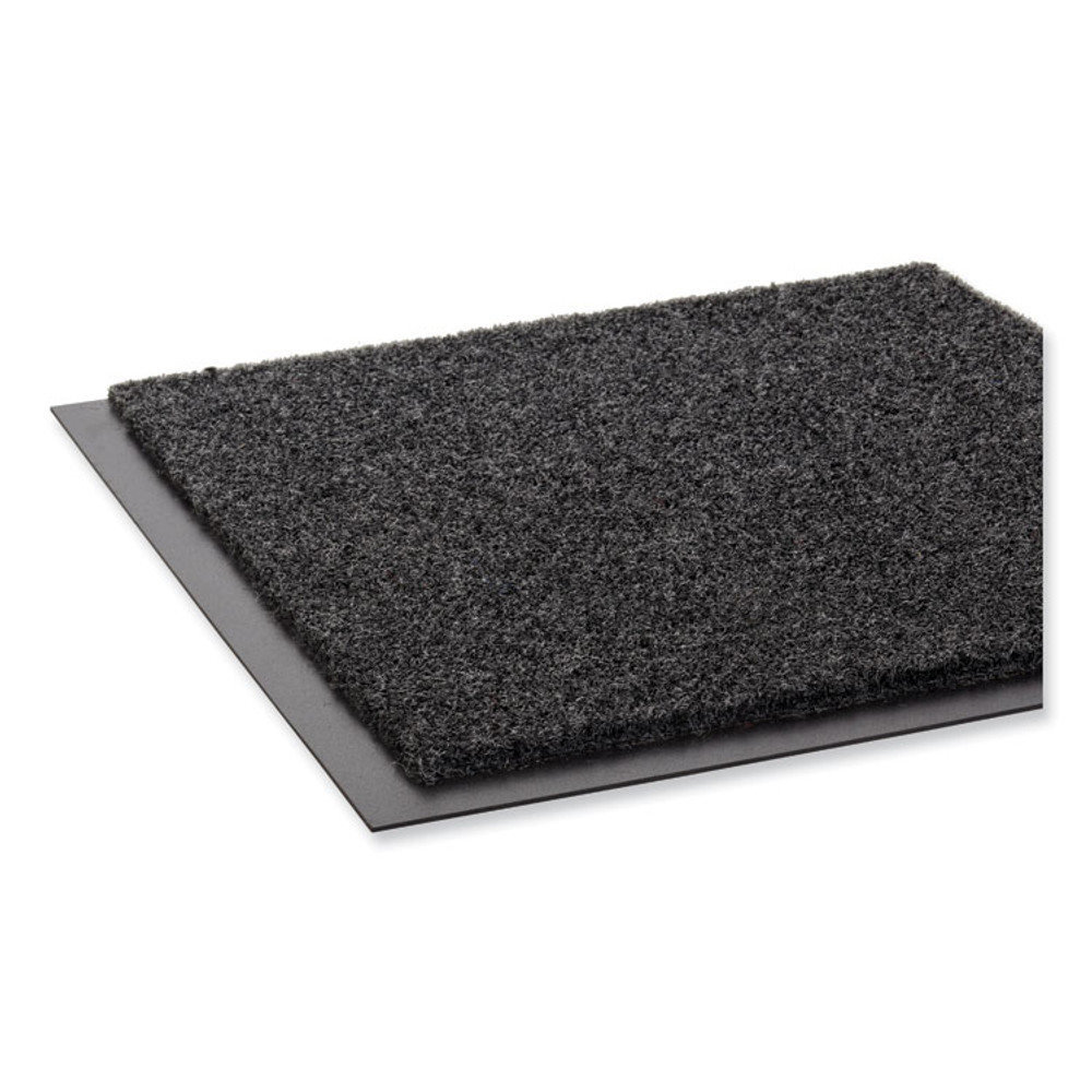 CROWN MATS & MATTING ET0023CH EcoStep Wiper Mat, Rectangular, Charcoal Gray Cut Pile Surface, 24" x 36"