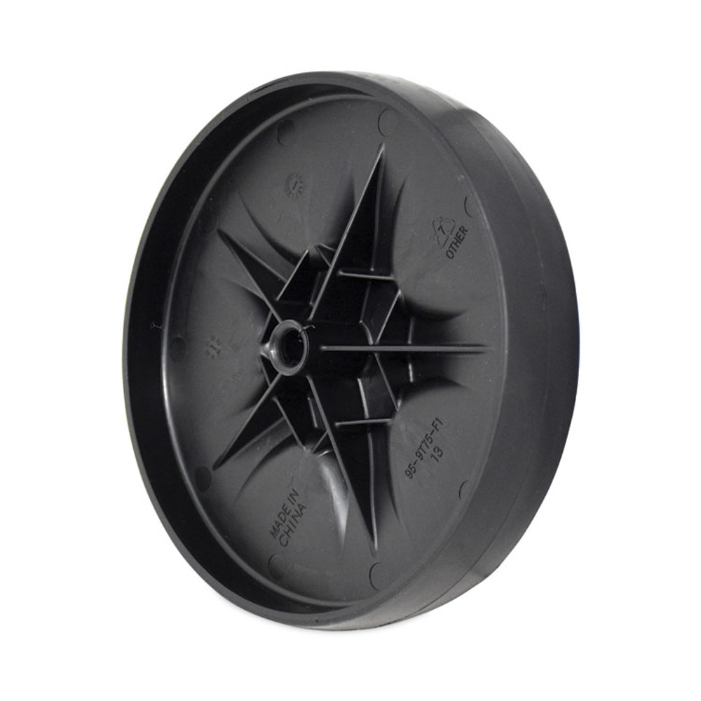 RUBBERMAID COMMERCIAL PROD. 9T73-L9 GRA Wheel and Axle Kit for Janitorial Cleaning Cart, 8" Wheel, Black/Gray/Silver, 2/Set